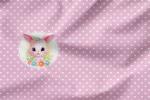 Vorbestellung * Cute Easter* Panel - Eigenproduktion - Rosa Herzen